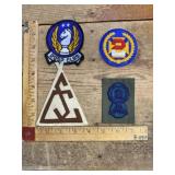 Vintage military &advertising patches mixed lot
