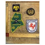 Vintage military &advertising patches mixed lot