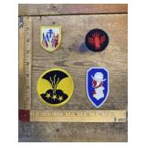 Vintage military &advertising patches mixed lot