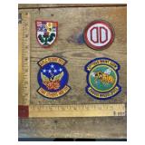 Vintage military &advertising patches mixed lot
