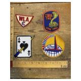 Vintage military &advertising patches mixed lot