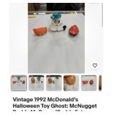 Vintage 1992 McDonald's Halloween ghost toys