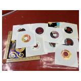 Lot of misc Jukebox 45 records Whitney Houston,