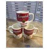 Vintage Campbell Soup mug lot