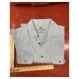 Eight Bells long sleeve button up shirt, medium