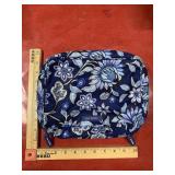 Vera Bradley Blue flowers small travel bag