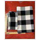 Lot of fabric Napkins and matching table runner,