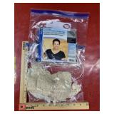 Small Lot of sewing materials, shoulder pads,