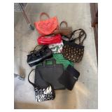Box lot of purses