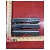 Lot of 3 Rokal model train cars, made in Germany