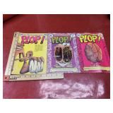3 vintage 1974 DC Comics Plop! magazines,