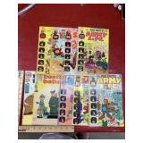 8 vintage comics, Sad Sack and Beetle Bailey