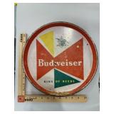 Vintage Budweiser tray, round