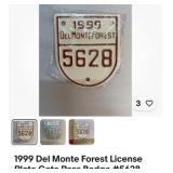 Del Monte Forest license plate pass.