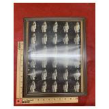 Vintage Janis Joplin Standing Nude contact sheet