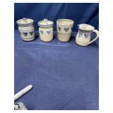 Stoneware lot marked Little Mountain Pottery