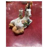 Resin unicorns figurine