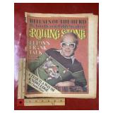 Vintage Rolling Stone magazine Elton John