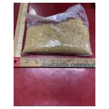 Bag of gold tone connector rings jewelry making