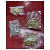 Jewelry making lot earring hooks, beads, springs,