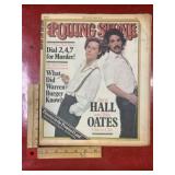 Vintage Rolling Stone magazine Hall and Oates