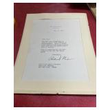 July 11, 1974 letter signed by President Richard