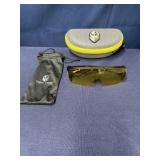 Knight Visor driving glasses with hard case,