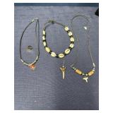 Mixed jewelry shark teeth, shells, etc.