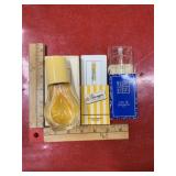 Lot of 3 Vintage Cologne/Perfume bottles,