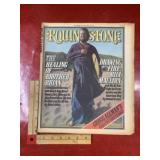 Vintage Rolling Stone magazine Brian Beach Boys