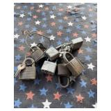 Old locks and keys mixed lot
