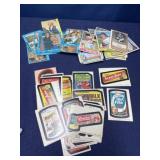 Vintage 1970s trading cards TOPPS bubble gum