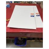 Two 20x30 foam boards edge wear & tear and