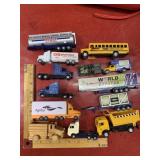 Lot of toy cars, trucks, etc, plastic, metal,