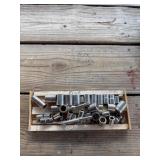 Old fleet socket set tools, Lot made in USA