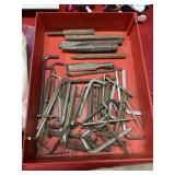 Box hardware hex keys, punches etc.