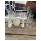 Vintage vase lot