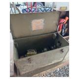 Old toolbox, old bulbs, all untested