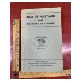 Vintage paperback 1958 Birds of Maryland and DC