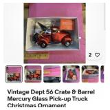 Vintage Dept 56 Crate & Barrel mercury class