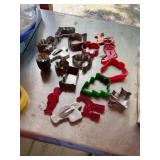 Cookie cutters & vintage tiny metal muffin tins