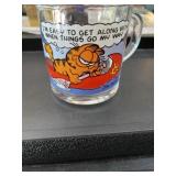 Vintage Garfield glass mug