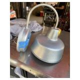 Vintage metal outdoor wall lamp untested