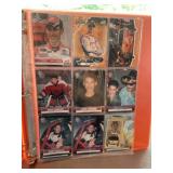 1 inch binder with Joey Logano trading cards