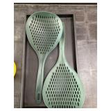 2 XL slotted kitchen spoons