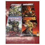 12 INFERNO! magazines some repeats