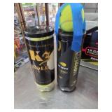 Tennis balls lot, 1 sealed can & 1 open can
