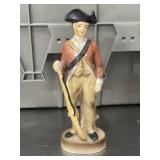 Vintage porcelain figure Revolutionary soldier