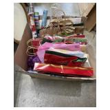 Big box gift wrap, gift bags, tissue paper