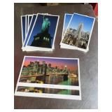 Large format New York City postcards mixed views